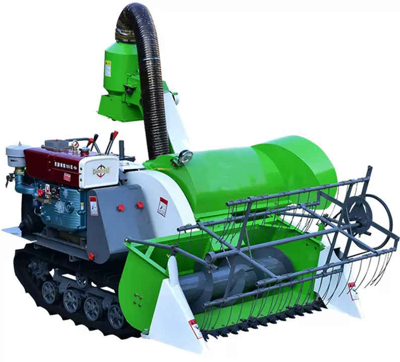 Combine Harvester Mini - Mini-moissonneuse-batteuse à riz, moteur diesel, haute