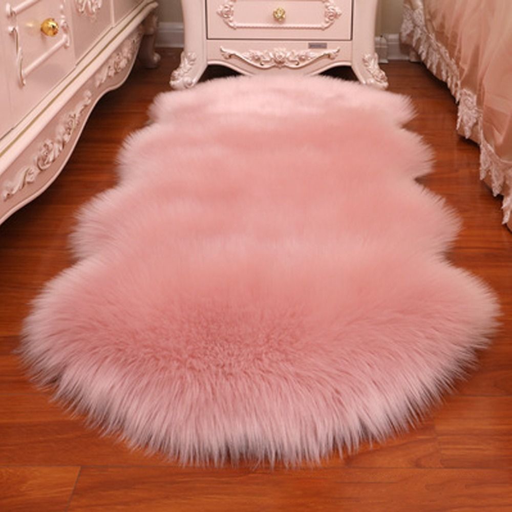 Cow Mat Rubber - Peau de mouton artificielle cheveux longs