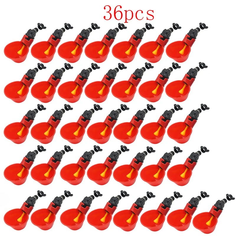Chicken Nipple Drinker - 6-36 pièces poulet caille suspendus tasses