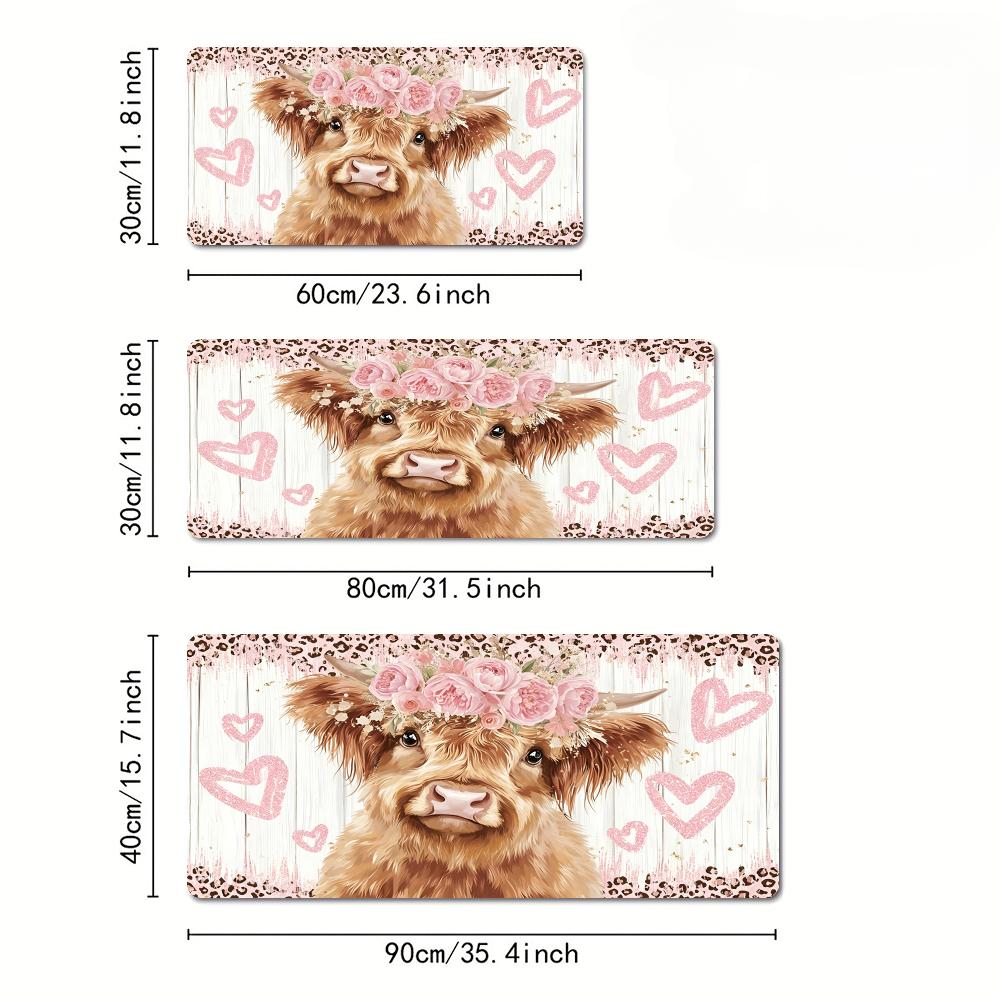 Tapis de souris et de bureau à - Cow Mat Rubber avis et prix