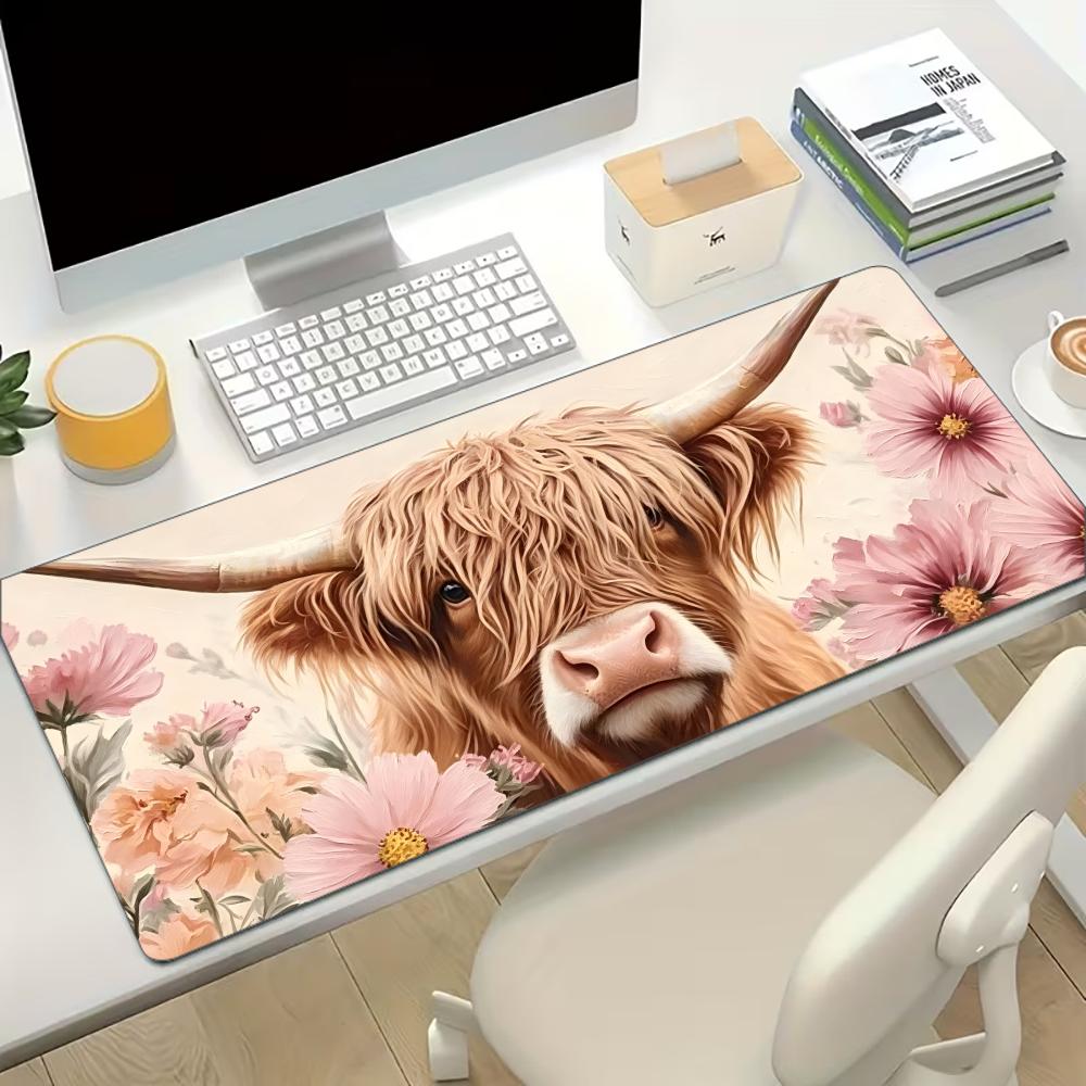 Grand tapis de bureau esthétiq - Cow Mat Rubber avis et prix