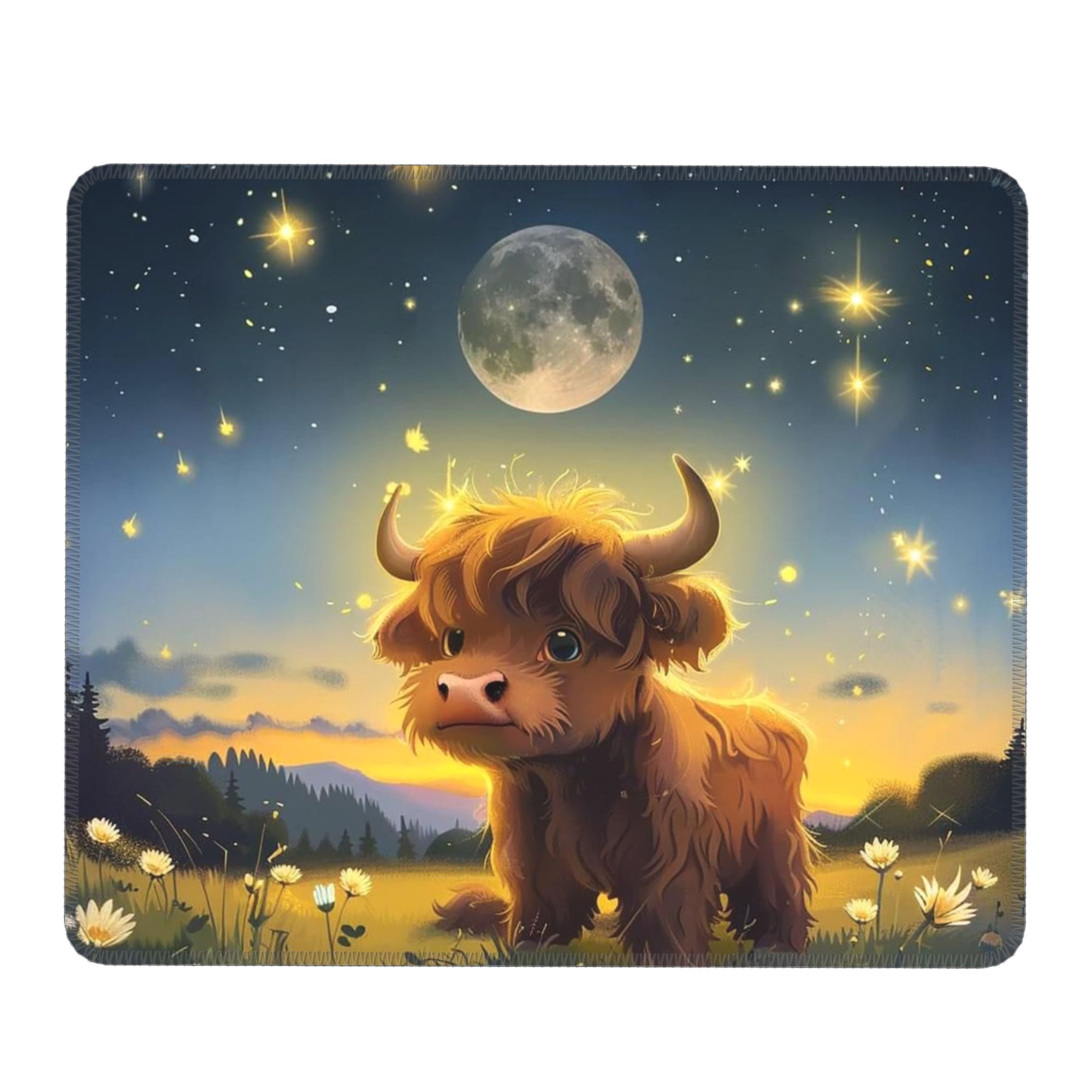 Tapis de souris Highland Cow I - Cow Mat Rubber avis et prix