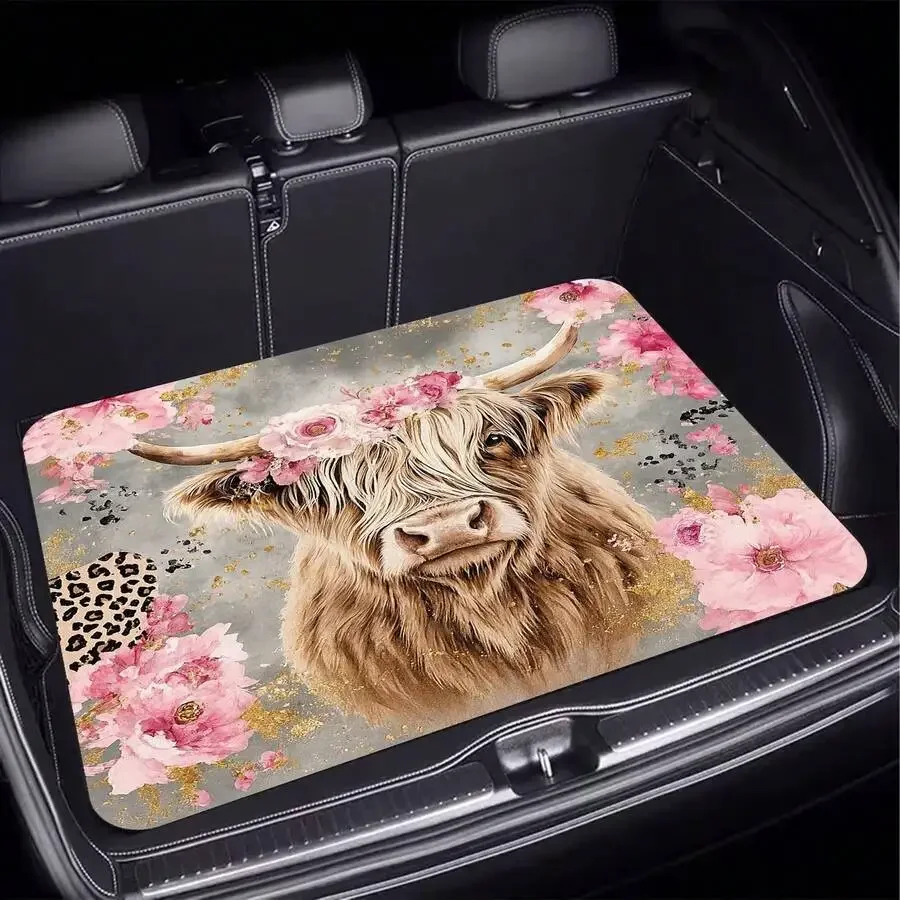 1 pièce, tapis de coffre de vo - Cow Mat Rubber avis et prix