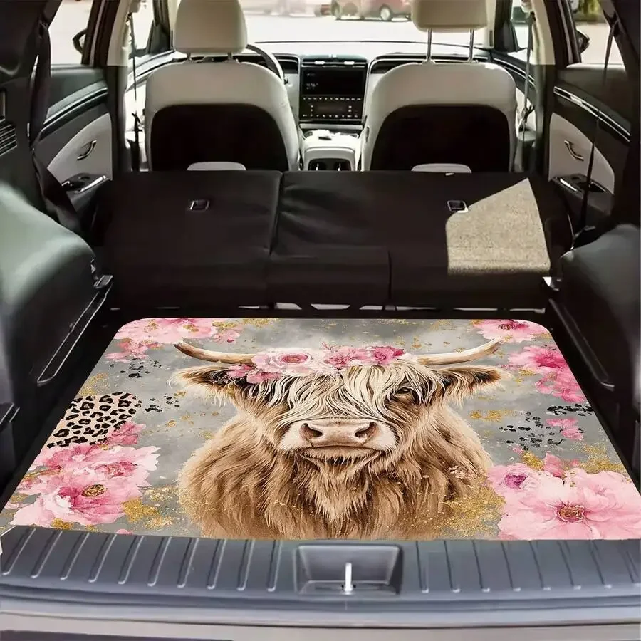 1 pièce, tapis de coffre de vo - Cow Mat Rubber avis et prix