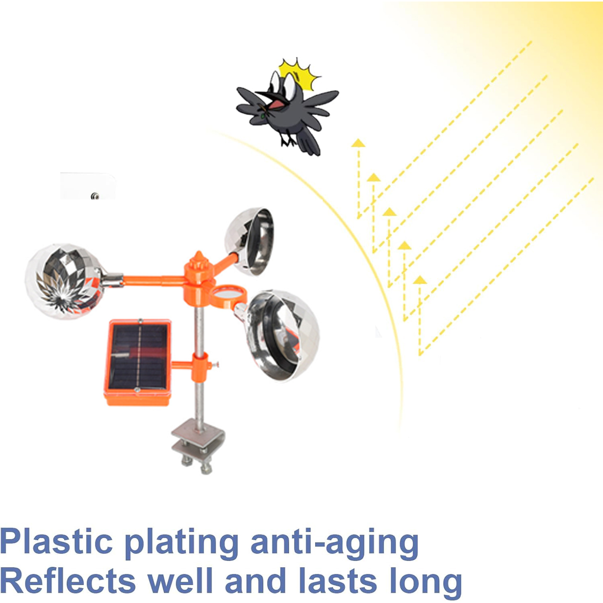 Répulsif Solaire Ultrasonique  - Solar Bird Scarer avis et prix