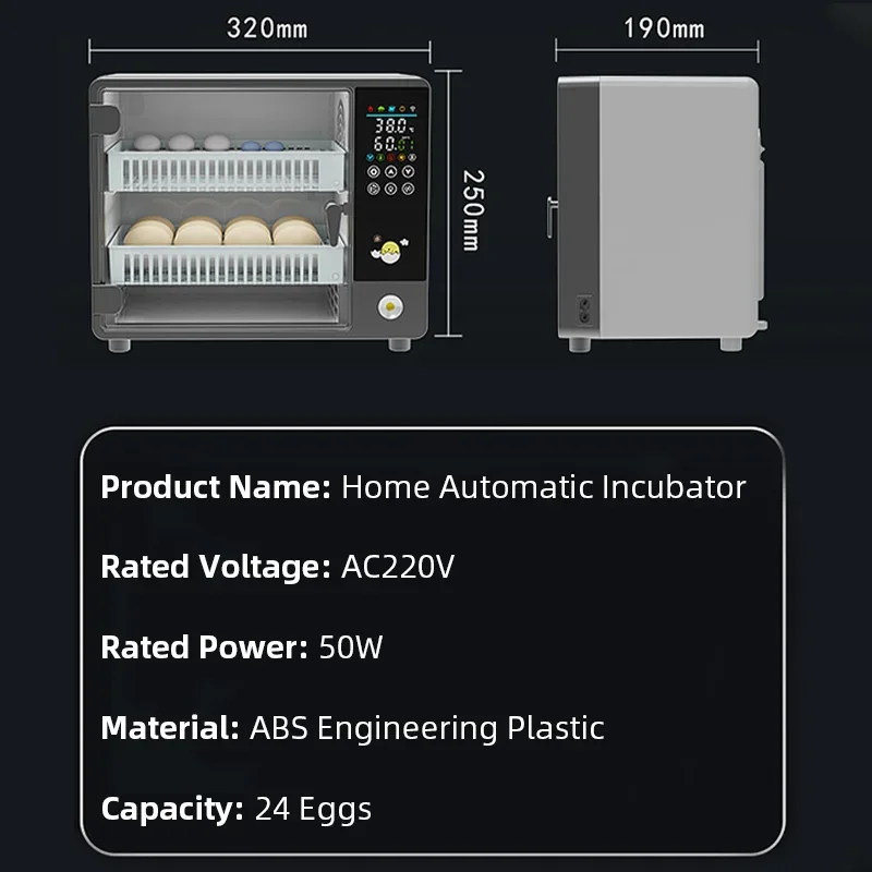 Incubateur d'œufs automatique  - Poultry Incubator avis et prix